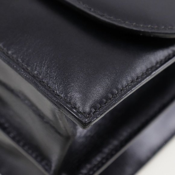 HERMES Chianti Shoulder Bag one belt vintage Black / Gold Hardware Box sca... - Picture 5 of 16